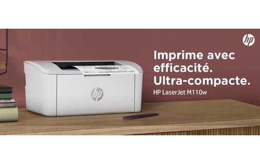 Imprimante laser HP LaserJet M110w / 7MD66F#B19 - WiFi, AirPrint, Bluetooth