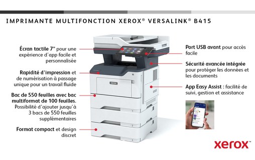 Imprimante multifonction Xerox VersaLink B415 - AirPrint