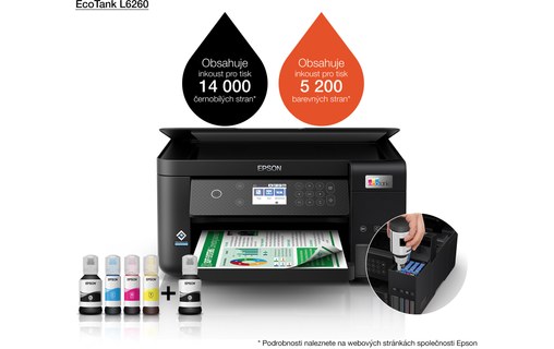 Imprimante multifonction Epson L6260 - WiFi, AirPrint