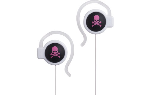 Mix-style M010 Skull-Black/Pink - Écouteurs oreillettes