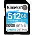 Carte SDXC Kingston Canvas Go Plus 512 Go, UHS-I, V30