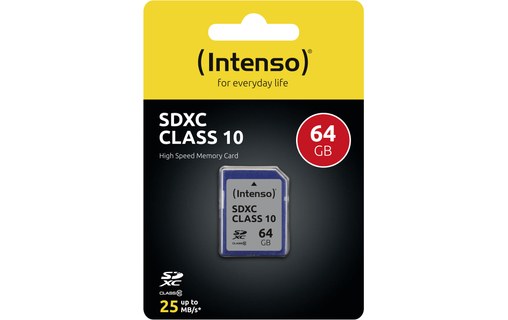 Carte SDXC Intenso 3411490 64 Go