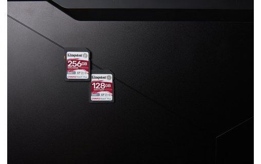 Carte SDXC Kingston Canvas React Plus 256 Go, UHS-II, V90