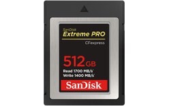 Carte CFexpress SanDisk Extreme Pro 512 Go
