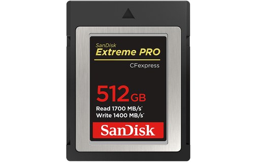 Carte CFexpress SanDisk Extreme Pro 512 Go