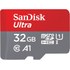 Carte microSDHC SanDisk Ultra 32 Go avec adaptateur SD, UHS-I, A1