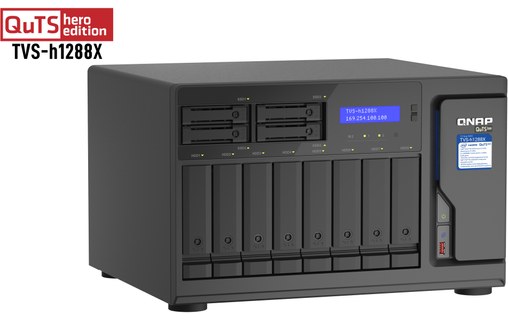 QNAP TVS-h1288X NAS Tower Ethernet/LAN Noir