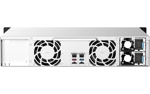 QNAP TS-1273AU-RP-8G serveur de stockage NAS Rack (2 U) Ethernet/LAN Noir, Gris