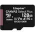 Carte microSDXC Kingston Canvas Select Plus 128 Go avec adaptateur SD, UHS-I