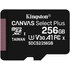 Carte microSDXC Kingston Canvas Select Plus 256 Go avec adaptateur SD, UHS-I