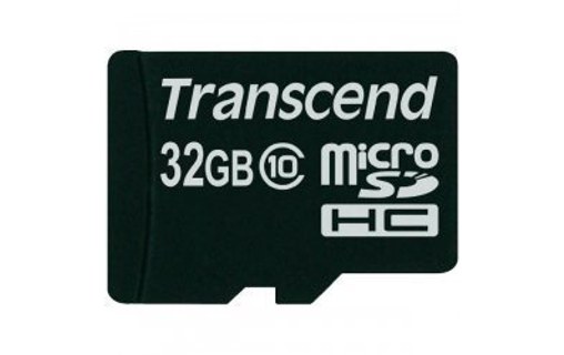 Carte microSDHC Transcend TS32GUSDC10 32 Go, NAND