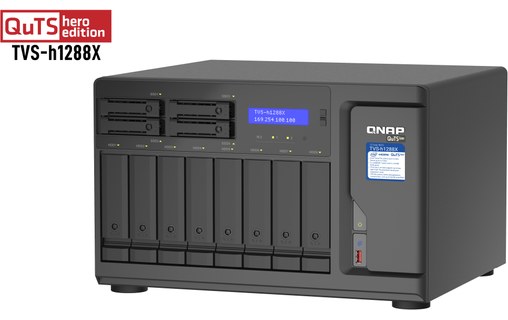 QNAP TVS-h1288X NAS Tower Ethernet/LAN Noir