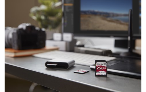 Carte SDXC Kingston Canvas React Plus 256 Go, UHS-II, V90