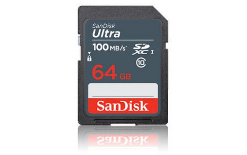 Carte SDXC SanDisk Ultra Lite 64 Go, UHS-I