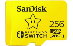 Carte microSDXC SanDisk pour Nintendo Switch (sous licence) 256 Go, UHS-I