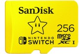 Carte microSDXC SanDisk pour Nintendo Switch (sous licence) 256 Go, UHS-I