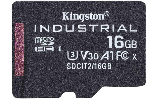 Carte microSDHC Kingston Industrial 16 Go, UHS-I, V30