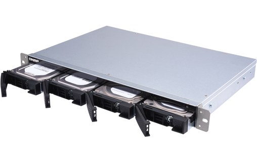 QNAP TS-431XeU Alpine AL-314 Ethernet/LAN Rack (1 U) Noir, Acier inoxydable NAS