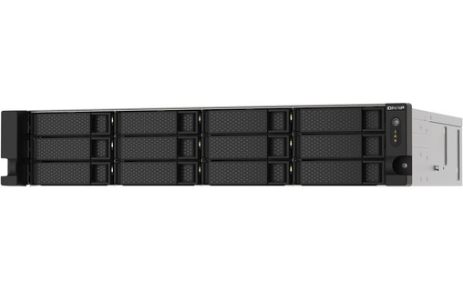 QNAP TS-1273AU-RP-8G serveur de stockage NAS Rack (2 U) Ethernet/LAN Noir, Gris