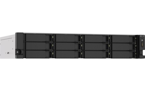 QNAP TS-1273AU-RP-8G serveur de stockage NAS Rack (2 U) Ethernet/LAN Noir, Gris