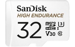 Carte microSDHC SanDisk High Endurance 32 Go avec adaptateur SD, UHS-I, V30