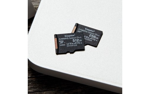 Carte microSDXC Kingston Canvas Select Plus 512 Go avec adaptateur SD, UHS-I