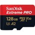 Sandisk 128GB Extreme Pro microSDXC mémoire flash 128 Go Classe 10