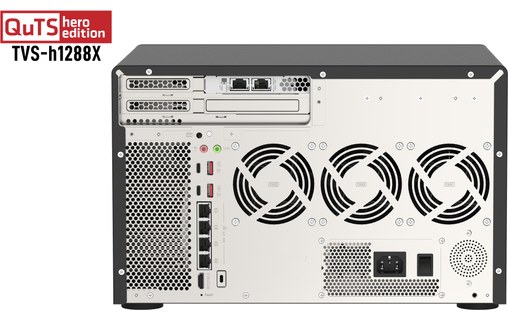QNAP TVS-h1288X NAS Tower Ethernet/LAN Noir