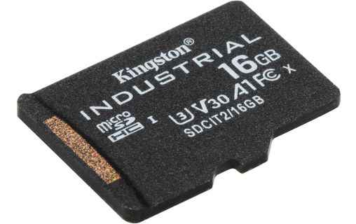 Carte microSDHC Kingston Industrial 16 Go, UHS-I, V30
