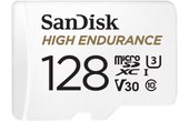 Carte microSDXC SanDisk High Endurance 128 Go avec adaptateur SD, UHS-I, V30
