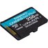Carte microSDXC Kingston Canvas Go Plus 256 Go avec adaptateur SD, UHS-I, V30
