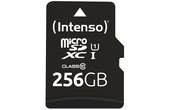 Carte microSDXC Intenso 3423492 256 Go avec adaptateur SD, UHS-I