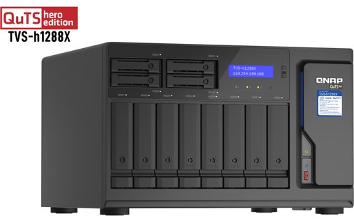 QNAP TVS-h1288X NAS Tower Ethernet/LAN Noir