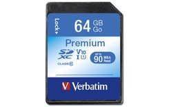 Carte SDXC Verbatim Premium 64 Go