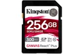 Carte SDXC Kingston Canvas React Plus 256 Go, UHS-II, V90