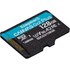 Carte microSDXC Kingston Canvas Go Plus 128 Go, UHS-I, V30