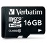 Carte microSDHC Verbatim Premium 16 Go avec adaptateur SD