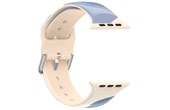 Eko Bracelet pour Apple Watch 38/40/41mm en TPU Abstract Blanc / Bleu
