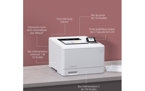 Imprimante laser HP Color LaserJet Enterprise 3PZ95A - AirPrint