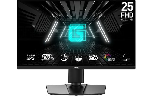 Ecran Gaming 24,5" MSI G255PF E2 - 180 Hz HDMI/DisplayPo