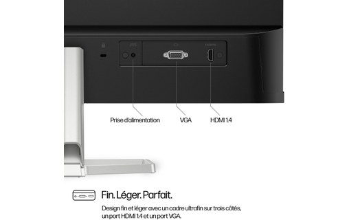 Écran 23,8" HP Série 5 524sf - HDMI/VGA