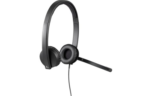 Micro-casque Logitech H570e Stereo, Noir - USB