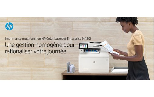 Imprimante multifonction HP Color LaserJet Enterprise M480f / 3QA55A - AirPrint