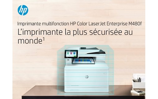 Imprimante multifonction HP Color LaserJet Enterprise M480f / 3QA55A - AirPrint