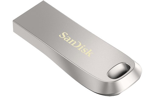 Clé USB SanDisk Ultra Luxe 512 Go - Argent - USB 3.2