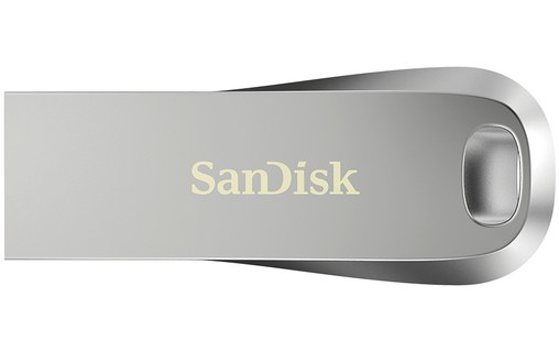 Clé USB SanDisk Ultra Luxe 64 Go - Argent - USB 3.2