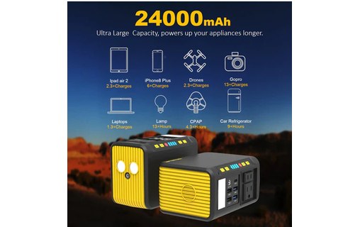Station électrique portable Rocksolar RS81 - 88Wh / 230V 80W / USB