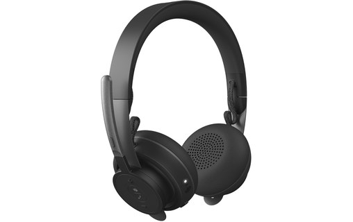 Micro-casque sans fil Logitech Zone Plus, Graphite - Bluetooth