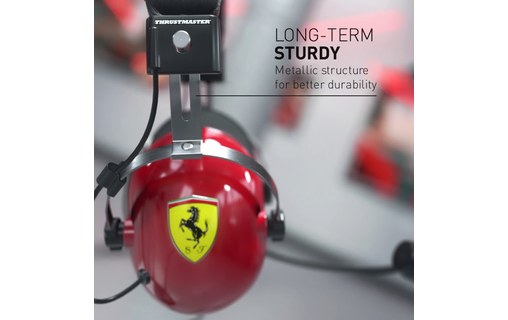 Casque gaming Thrustmaster T.Racing Noir, Rouge, Jaune, Métal