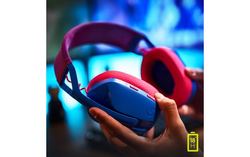 Casque gaming sans fil Logitech G435, Bleu - Bluetooth